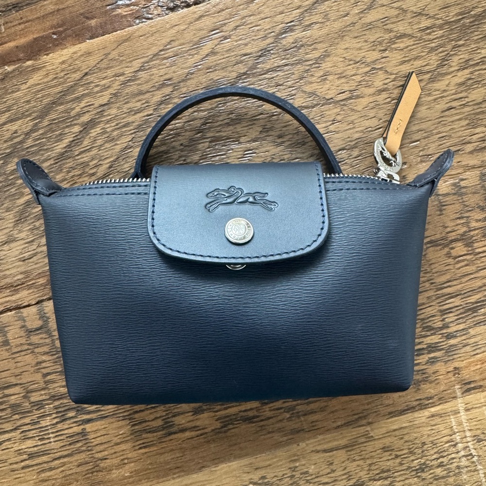 Longchamp Modele Depose Dark Blue Mini Bag